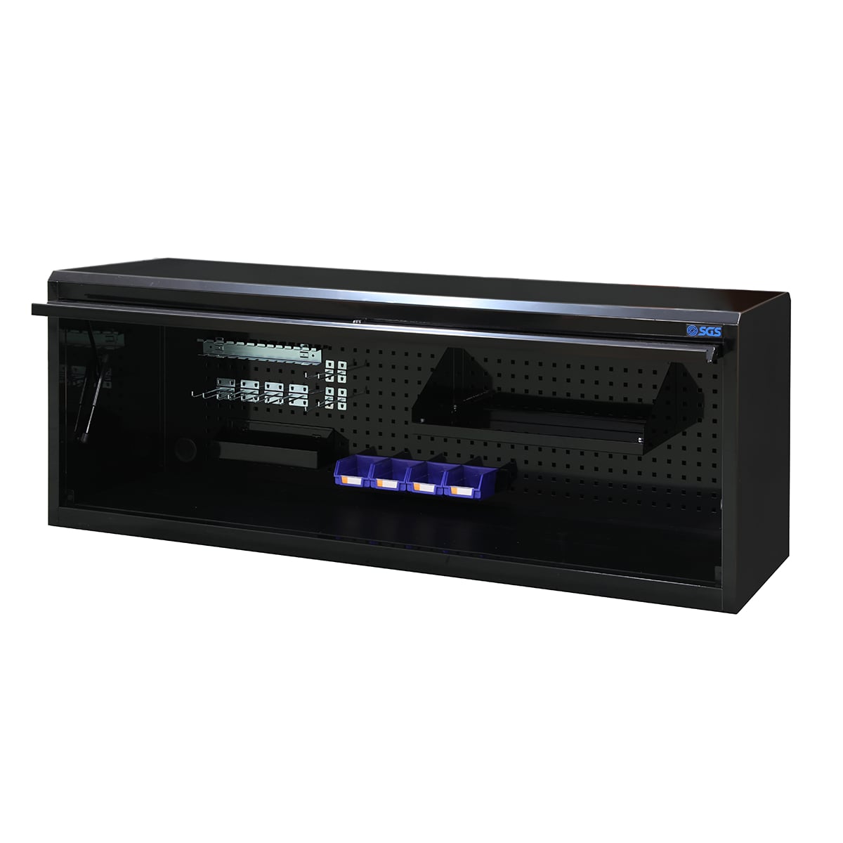 SGS 72in Hutch Top Cabinet - Black